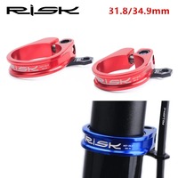 Meilleures ventes : Collier de selle en alliage d'aluminium pour vélo, 34,9 mm/31,8 mm, avec organisateur de câbles, pour VTT et vélo de route