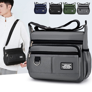 PLAYMAX Mens Fashion Crossbody Backpack Oxford Waterproof Durable High Quality Lightweight Multiple Pockets for Work Daily - Product Image 1