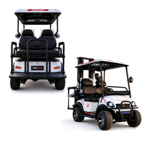 Carrito de Golf Eléctrico Plegable VIGVAG Popular Choice con Asiento Trasero, 3-4 Plazas, 30 km/h, Carrito Turístico para Turismo de Resorts - Product Image 1