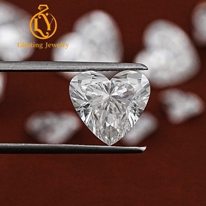 <strong>Real</strong> <strong>Diamond</strong> IGI Certificated 0.5ct 1.0ct 3.0ct 5.0ct 8.0ct <strong>Loose</strong> <strong>Diamond</strong> Stone Hpht Cvd Heart Shape Lab Grown <strong>Diamond</strong> - Product Image 1