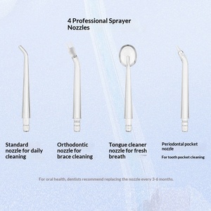 Boquilla de Repuesto para <span class=keywords><strong>Irrigador</strong></span> Dental, Resistente al Agua IPX7, <span class=keywords><strong>Accesorios</strong></span> de Aspersor Ortodóntico Estándar para Eliminar la Placa Dental - Product Image 4
