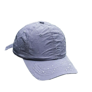 Bán Buôn Mùa Hè Hat New Biểu Tượng Tùy Chỉnh Nylon Nhanh Khô Trống Mũ Bóng Chày Hat Ngoài Trời Lỗ 6 Bảng Điều Chỉnh Thêu Thể Thao Cap Cho Nam Giới - Product Image 1