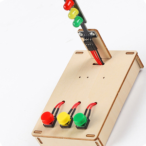 OKYN0804-2 Kit de Modelo de Semáforo de Madera para Armar, Juguete Educativo de Ciencia para Niños, Actividad de Proyecto STEM para Primaria - Product Image 5