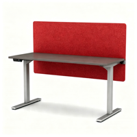 Écran Acoustique en Feutre à Fixation sur Bureau, 100% Fibre de Polyester, Cloison de Bureau à Clipser, Fabrication OEM