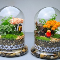 Nouvelle arrivée mignon amoureux décor à la maison Microlandschaft Figurine petits ornements Mini poupée de dessin animé