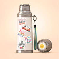 100 p/pack Récompense Phrases Autocollants pour Bouteilles D'eau Skate Board Personnalisé Motivation Vinyle PVC Texte Mots Autocollant pour Décalque