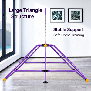 Équipement de gymnastique pliable, réglable et facile à assembler pour enfants, adapté à l'entraînement en intérieur et en extérieur, barre de gymnastique - Product Image 3
