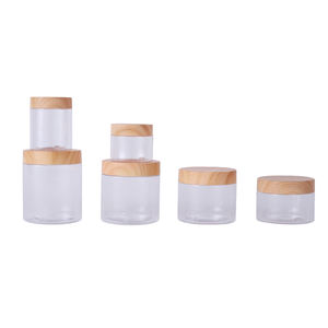 En stock : 150 pots en plastique PET transparent avec couvercle doré, pots pour crème visage, pots cosmétiques scellés pour emballage de crème capillaire - Product Image 3