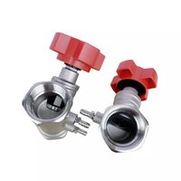 Vanne d'équilibrage manuelle en acier inoxydable 304, taille de port 3/4 po, pour le contrôle de la pression de l'eau
