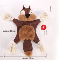 Jouets pour chats et chiens en papier qui couinent, durables et indestructibles, stock d'usine transfrontalier, jouet à mâcher en peluche pour chien