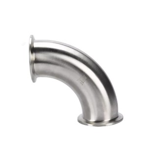 อุปกรณ์ข้อต่อท่อสเตนเลส90องศาสำหรับยึดข้อศอก316L สุขภัณฑ์ - Product Image 3