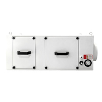 Kabinet Pemurnian Udara Logam Industri OEM dengan Filtrasi 4-Tahap, Pre-Filter, Karbon, HEPA, Lampu UV, Filter Udara Saluran Cleanroom