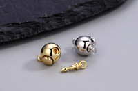 Fermoir en gros pour la fabrication de bijoux Fin de collier Perles ou perles Accessoires de mode Serrure Bijoux en argent sterling 925