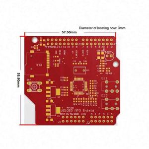 Module de développement VS1053B MP3 Player Shield Board VS1053 avec fente pour carte TF pour Arduino R3, pour enregistrement et décodage audio stéréo - Product Image 2