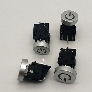 Chất lượng cao 8x8 chiếu sáng điện tử push <span class=keywords><strong>button</strong></span> chuyển với 4 pins và màu xanh LED ánh sáng Side áp lực tact chuyển đổi - Product Image 1