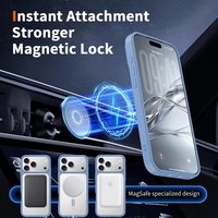 Nouvelle conception Étui magnétique transparent pour iPhone 18 17 Pro Anti-jaunissement Fin Léger Antichoc Coque de téléphone portable