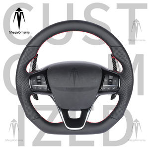 Volant en fibre de carbone compatible avec <span class=keywords><strong>Ford</strong></span> Focus <span class=keywords><strong>ST</strong></span> RS MK2 MK3 MK4 - Product Image 1