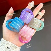 Jouet anti-stress en plastique souple, changeant de couleur selon la température, favorisant la concentration, avec un design à soulagement du stress sans fin