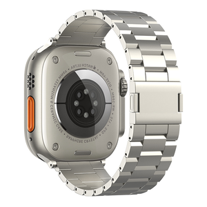 <span class=keywords><strong>Cinturino</strong></span> di Lusso in Titanio per <span class=keywords><strong>Apple</strong></span> <span class=keywords><strong>Watch</strong></span> <span class=keywords><strong>Ultra</strong></span> 3 2 Serie 11 10 9, Finitura Sabbiata, <span class=keywords><strong>Cinturino</strong></span> da Uomo - Product Image 5