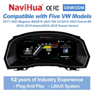 Navihua New Design <b>Car</b> Digital Cluster Linux System Auto <b>Speedometer</b> LCD Instrument Carplay <b>for</b> VW Volkswagen Passat Series 2015 - Product Image 1