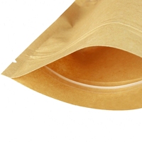 Sacs d'emballage alimentaire personnalisés imprimés sur commande, mini-sacs en plastique opaque avec fermeture éclair à fond plat
