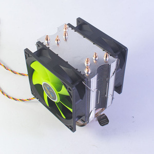 คูลมูน คูลเลอร์ซีพียู 90X90X25 มม. ฮีทซิงค์ท่อทองแดงสี่ท่อพร้อมพัดลมสำหรับโปรเซสเซอร์ - Product Image 3