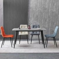 Nouveau Design — tapisserie moderne en velours bleu, ensemble de salle à manger, chaise, chaises, pour hôtel