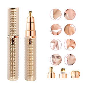 Nouveau 3 en 1 sourcil visage lèvres <span class=keywords><strong>nez</strong></span> épilation électrique épilateur électrique corps tondeuse à cheveux - Product Image 4