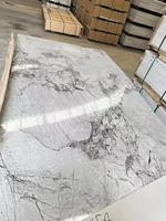 Fabricant chinois de plaques de marbre en acrylique massif 1220X2440mm 3mm avec revêtement UV, grande dalle moderne pour panneau mural d'entrepôt, modèle 3D