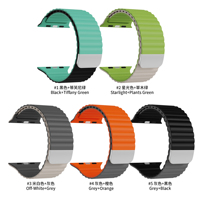 Bracelet magnétique en silicone RYB pour Apple Watch, bracelet sport magnétique résistant à l'eau pour Apple Watch 49 mm 46 mm 45 mm 44 mm