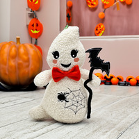 Sertifikat EN71 CE Bsci Mainan Boneka Plush Kustom yang Dipersonalisasi Mainan Boneka Plush Kustom Sesuaikan Mainan Boneka Plush Topi Penyihir Halloween