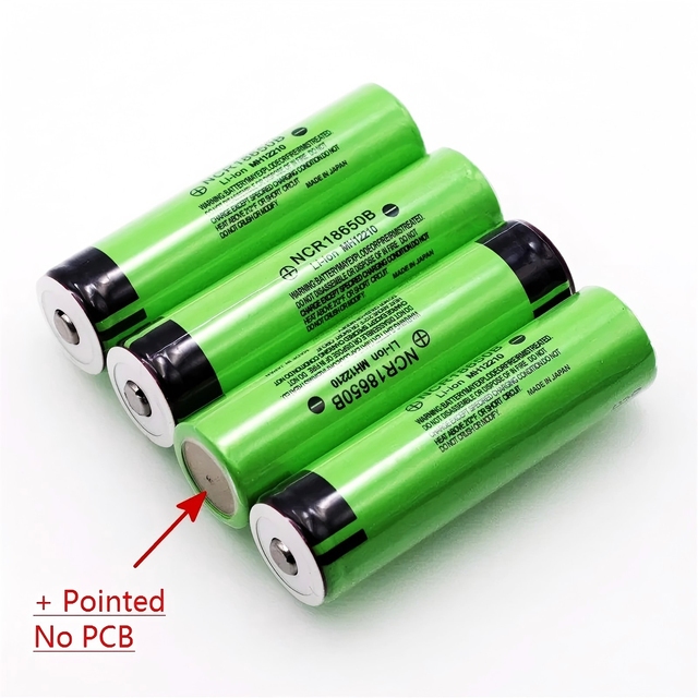 Customized 3.7V 18650B Pointed Plate Flashlight Cylindrical Lithium-ion Battery Rechargeable 3400mAh 3.7V-4.2V ODM OEM