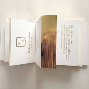 Impresión profesional de <span class=keywords><strong>tarjetas</strong></span> de nombre personalizadas con su diseño Impresión de <span class=keywords><strong>tarjetas</strong></span> de visita con borde pintado de lujo - Product Image 5