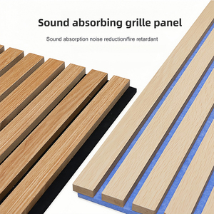 Panneaux acoustiques en <span class=keywords><strong>bois</strong></span> Seninpanel Akupanel, livraison rapide, pour plafond et murs, absorption acoustique et installation rapide pour les bureaux - Product Image 2