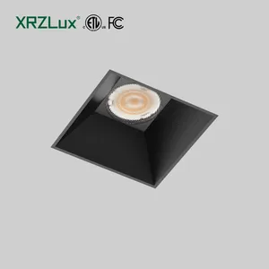 XRZLux 10W Waterproof ETL COB Downlight Recessed LED Ceiling Spot Lights IP44 Kitchen Bathroom Square LED Spotlights