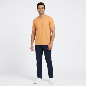 Camiseta 100% algodón para hombre, corte holgado, estampada, precio al por mayor, camisetas para jóvenes y adultos, moda casual, OEM - Product Image 1