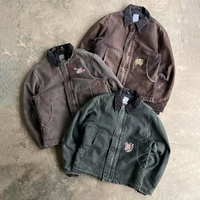 Vestes de travail personnalisées en toile cirée pour hommes, vente en gros YSJY, style décontracté pour l'hiver