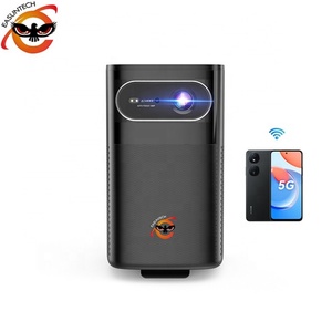 EASUNTECH M1 Battery Full hd 1080p Rechargeable 3D TV Outdoor Led DLP Portable Mini Home Theatre 4K Proyector Camping <b>Projectors</b> - Product Image 1