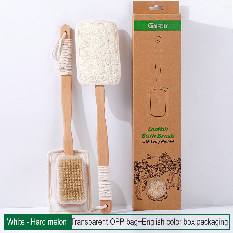 ใยบวบแข็งสีขาว 1 ชิ้น/กล่องกระดาษคราฟท์