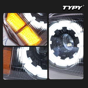 For 2007-2015 Suzuki Jimny Headlight Assembly <b>LED</b> Lens Conversion Kit with Daytime <b>Running</b> <b>Lights</b> Turn Signals 12V New - Product Image 2