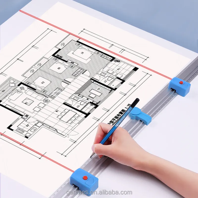 Règle de positionnement laser en aluminium multifonctionnelle pour mesurer et plier les niveaux 9Z1CL