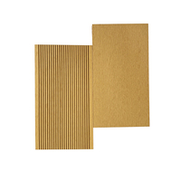 Terrasse composite de patio solide traditionnelle de 140x20mm antidérapante étanche avec installation par clic