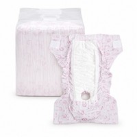 Couches jetables douces imprimées non tissées pour chiots femelles avec film PE, noyau de rétention de gel, super absorbantes, languettes latérales repositionnables – Direct Usine