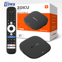 ZOKU Nouvelle Arrivée Boîtier TV Android C6 Ultra Wi-Fi6 Quad Core Prise en Charge de Plusieurs Langues Utilisation Hôtelière Prix Usine