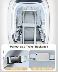 Bag Black 14-InchWork <b>Computer</b> <b>Backpack</b> with Laptop Women's Laptop <b>Backpack</b> - Product Image 3