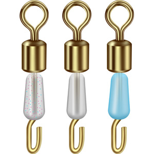 FISHERBON Fisherman's Bund <b>Quick</b>-Replace Subline <b>Clamp</b> Brass Snap Swivel Hook Ocean Rock Fishing Tackle Accessory - Product Image 1
