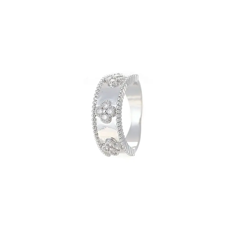 Bạc Vòng Cổ Mens Thư Phong Cách Đồ Trang Sức Mỹ Vòng Cổ Với 925 Bạc Và Moissanite Mặt Dây Chuyền Eternity