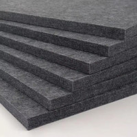 Panneau acoustique personnalisable en feutre PET insonorisant, panneau acoustique auto-adhésif en fibre de polyester pour bureau