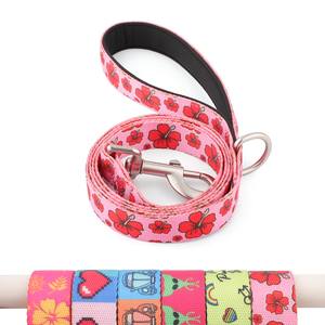 Laisse de traction pour chien avec impression par transfert thermique, pour chien de combat, chien de promenade, chien de grande, moyenne et petite taille, chien de compagnie, laisse en P, laisse anti-évasion pour chien de grande taille - Product Image 3