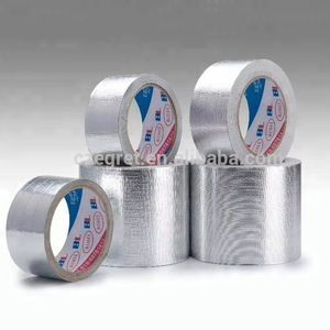 暖通空调冰箱遮蔽用优质形状自粘耐热纯铝箔胶带水活化热熔 - Product Image 3